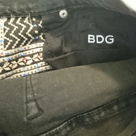 BDG Embroidered Boho High Rise Skinny Jeans 27 - Picture 3 of 4